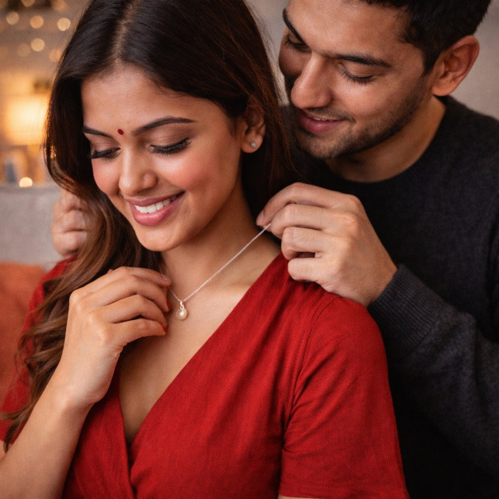 Valentine Special Pearl Oyster Necklace