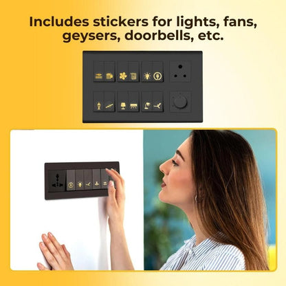 Gold Switch Stickers (Set of 100 Stickers)