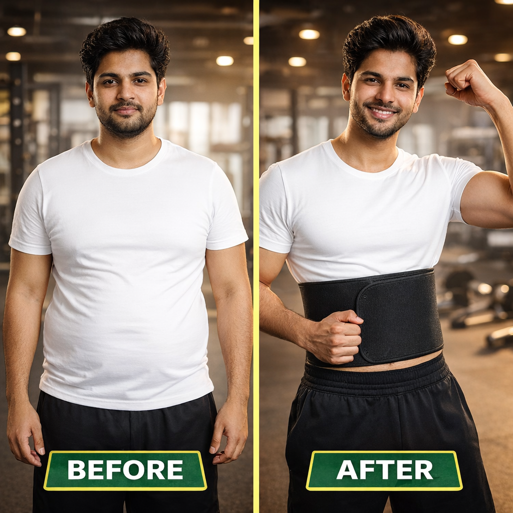 Body Sweat Belt And Shaper For Men & Women