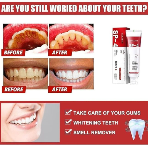 SP-4 Ultra+ Teeth Whitening Formula