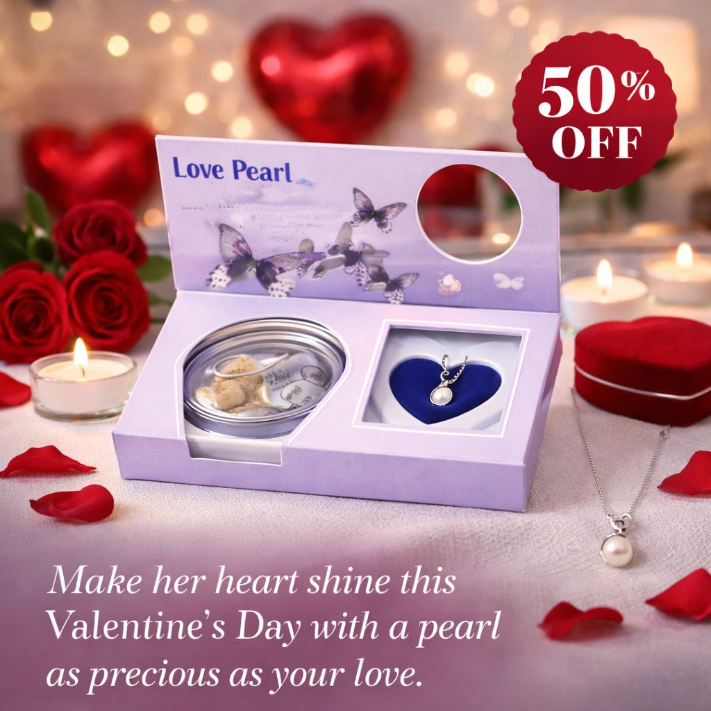 Valentine Special Pearl Oyster Necklace